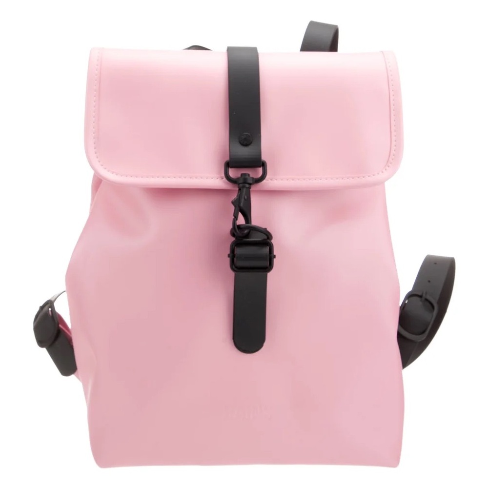 Women’s Rains Pink Rubber Backpack